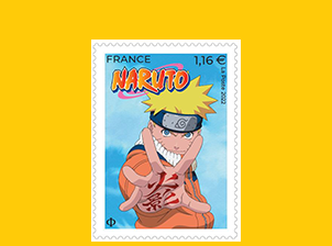 La Poste émet un timbre dans la série jeunesse à l’effigie de Naruto pour célébrer les 20 ans de la série animée et de l’arrivée du manga en France