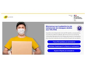 La plateforme « masques-pme.laposte.fr » s’étend aux entreprises de 50 à 249 salariés
