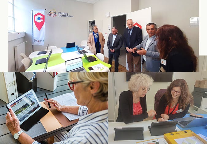 La Poste et la Banque des Territoires ont lancé "L’Étape Numérique", un lieu innovant ouvert à tous les publics pour se familiariser avec le monde numérique.