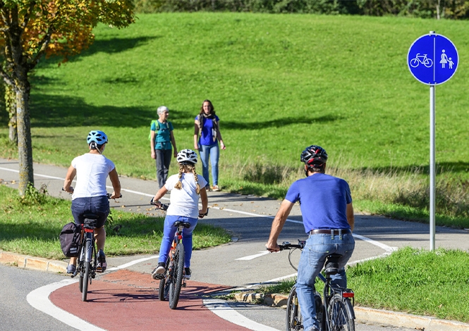 photo de cyclistes