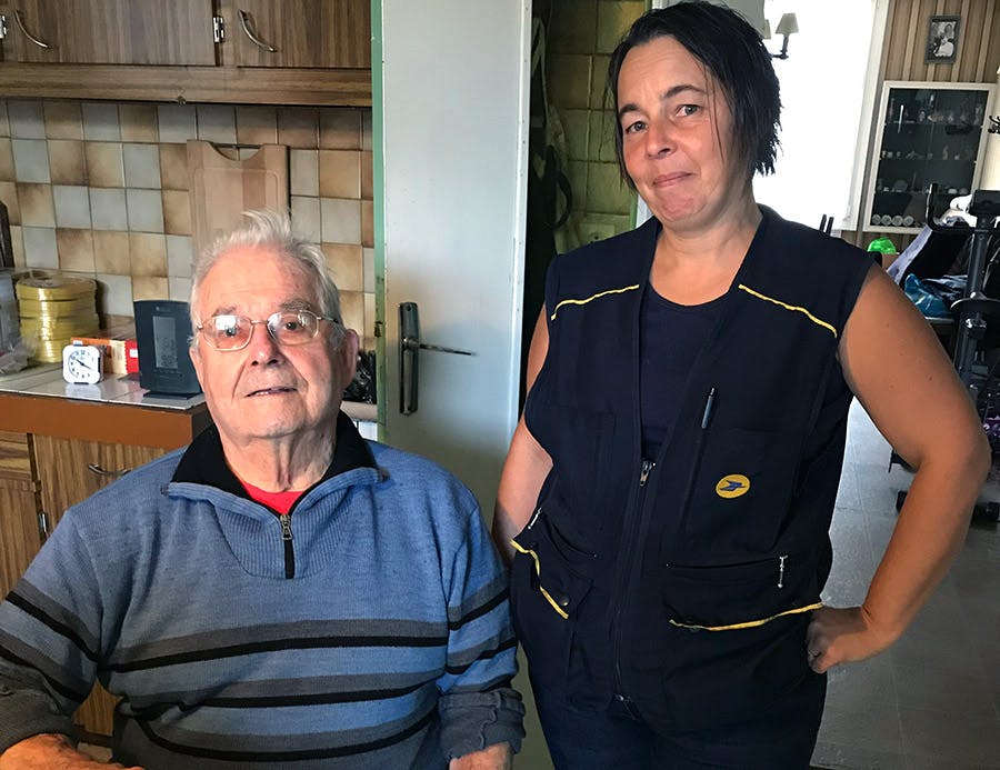 Chaque visite est l’occasion de créer du lien et de bavarder grâce au service de portage de repas