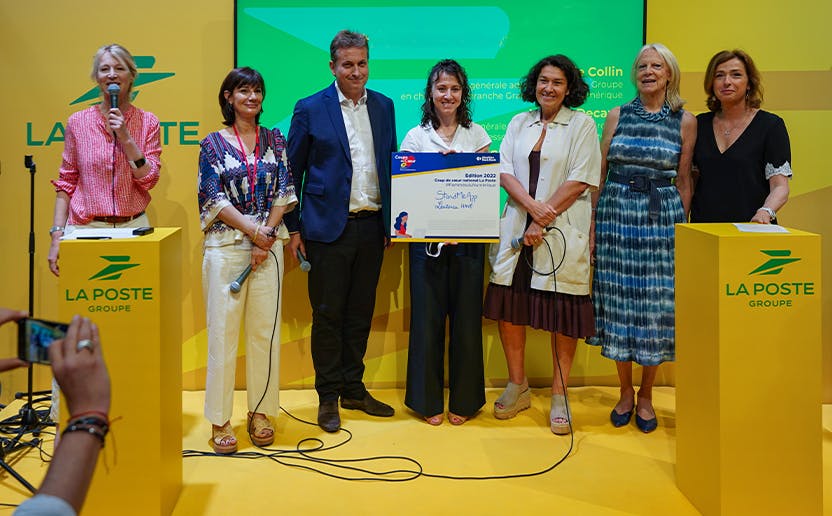 Photo du stand La Poste à VivaTech