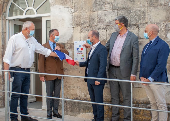 Inauguration de l'espace France Services, le 16 juillet 2020