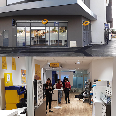 Relocalisation d’un bureau de poste à Montpellier Pompignane  La Poste