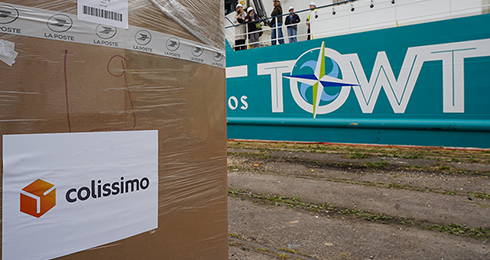 Interface do Olissimo no dispositivo móvel