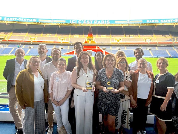 les laureats la poste aux CX award groupe