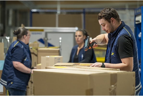 Plateforme Colissimo en fonctionnement 24 h/24