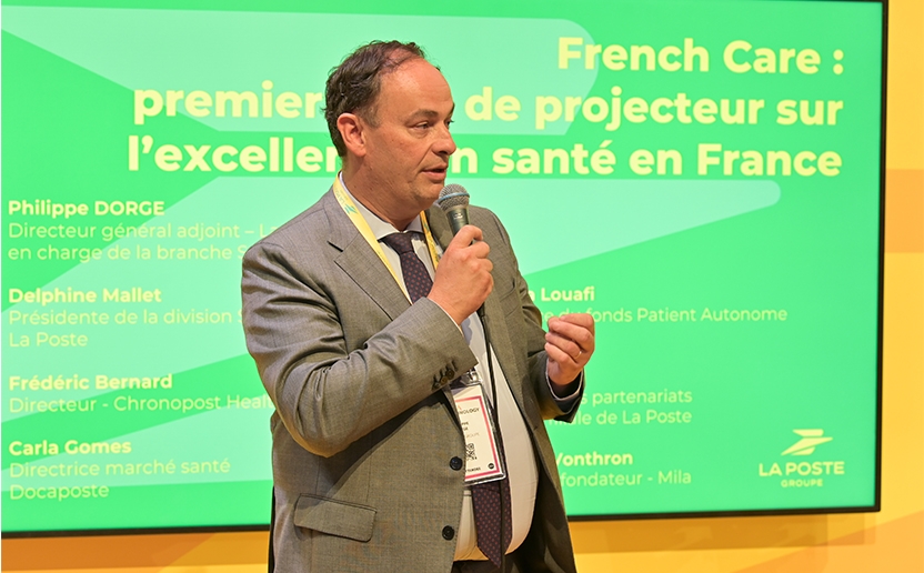 Photo de Philippe Dorge, directeur général adjoint du groupe La Poste en charge de la branche Services-Courrier-Colis