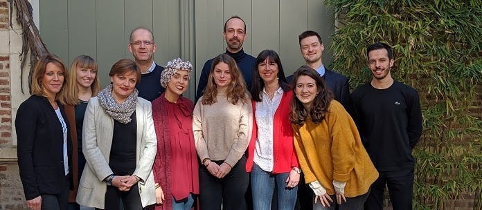 L'équipe de Newcard, start-up lilloise spécialisée dans la télésurveillance des pathologies chroniques