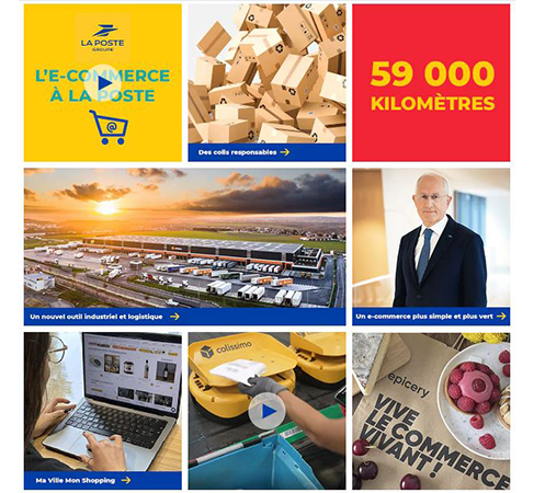 Mur e-commerce La Poste