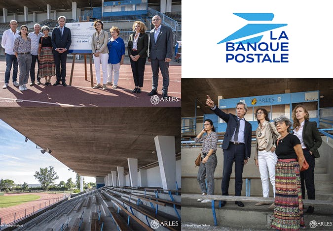 La Banque Postale a accordé un prêt social de 610 000 euros à la ville d'Arles pour la rénovation de l'emblématique complexe sportif Fernand Fournier