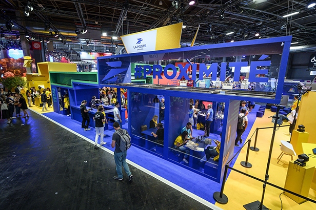 photo du stand La Poste à VivaTech