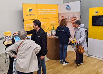 Le 11 mai dernier, le groupe La Poste était présent au forum du bien-vieillir de Mont-près-Chambord.