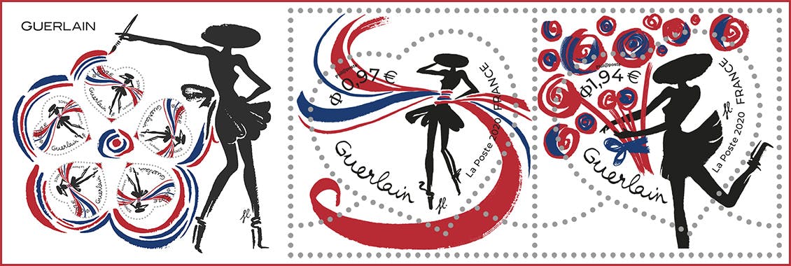 Guerlain Dessine Le Timbre De La Saint Valentin Le Groupe La Poste Guerlain Dessine Le Timbre De La Saint Valentin Le Groupe La Poste