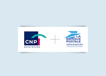 Visuel du logo de La Banque Postale et de CNP Assurances
