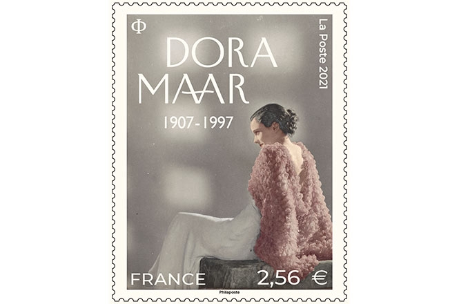 La Poste émet un timbre de la série artistique illustré par une photographie de DORA MAAR
