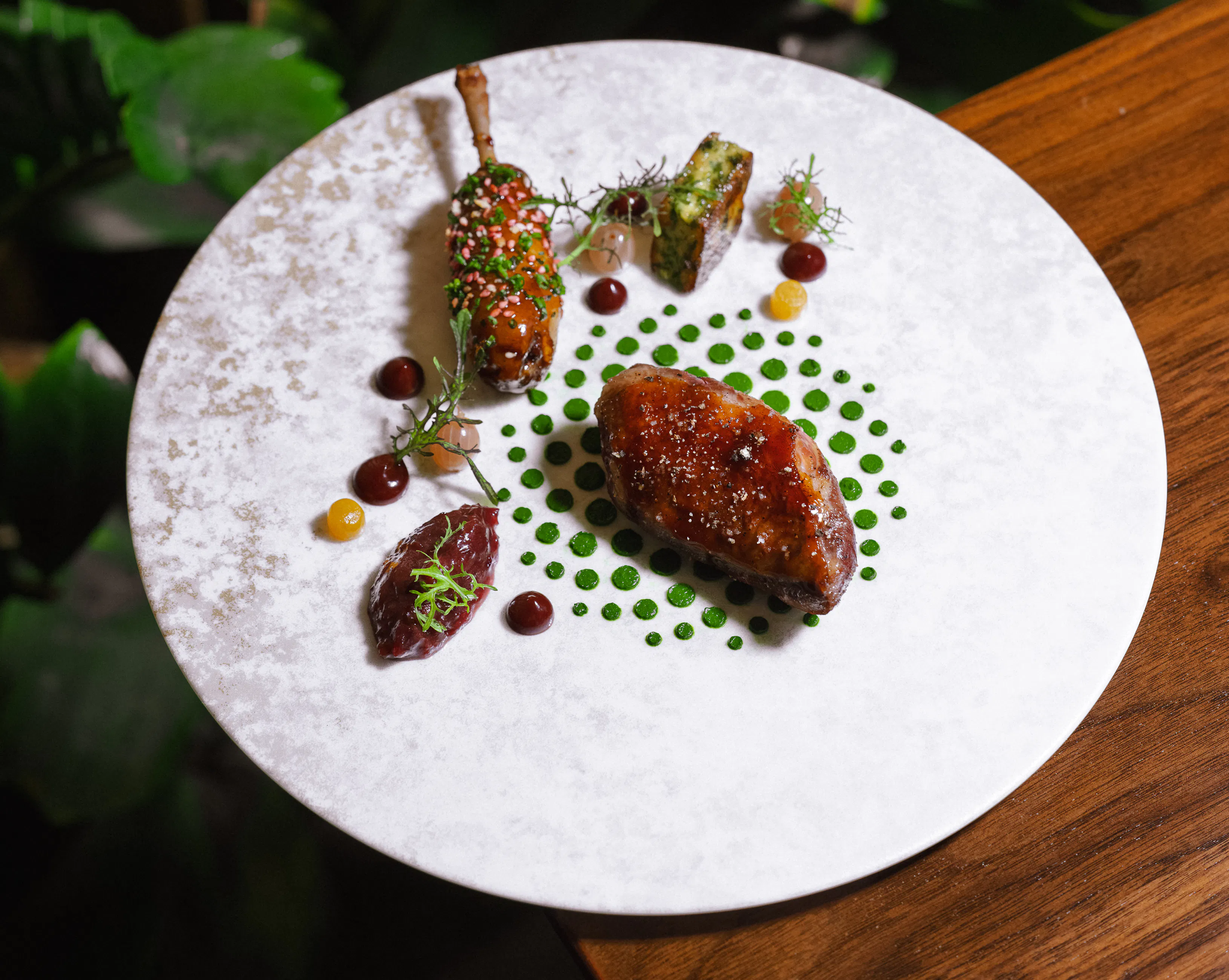 Seasonal cuisine at Le Pavillon