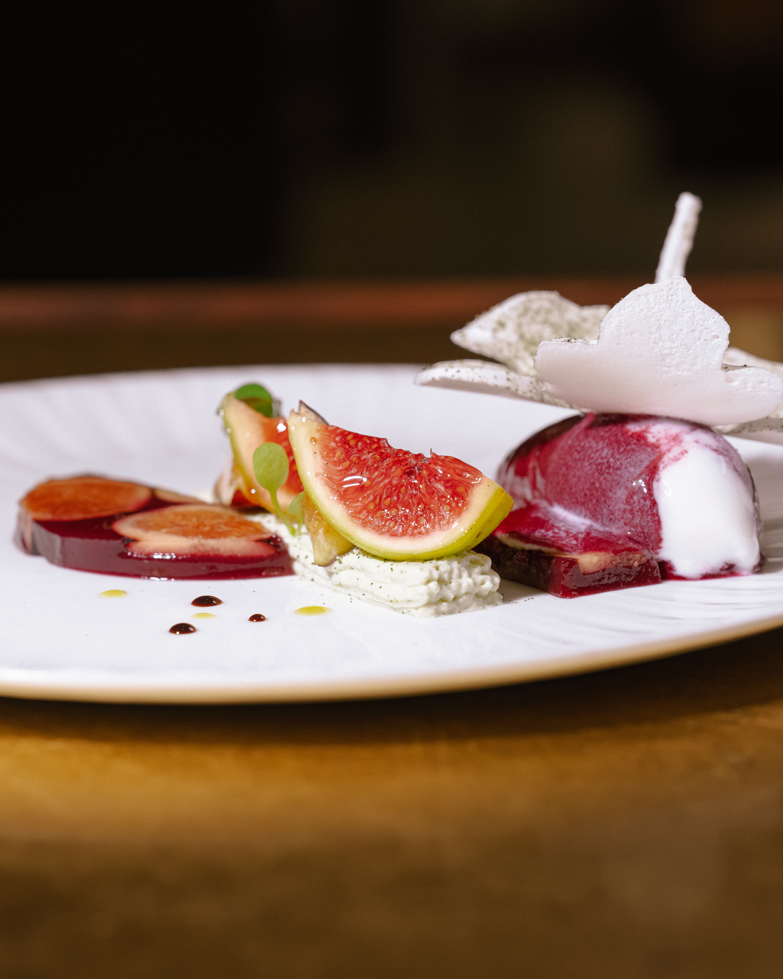 Fig vacherin at Le Pavillon