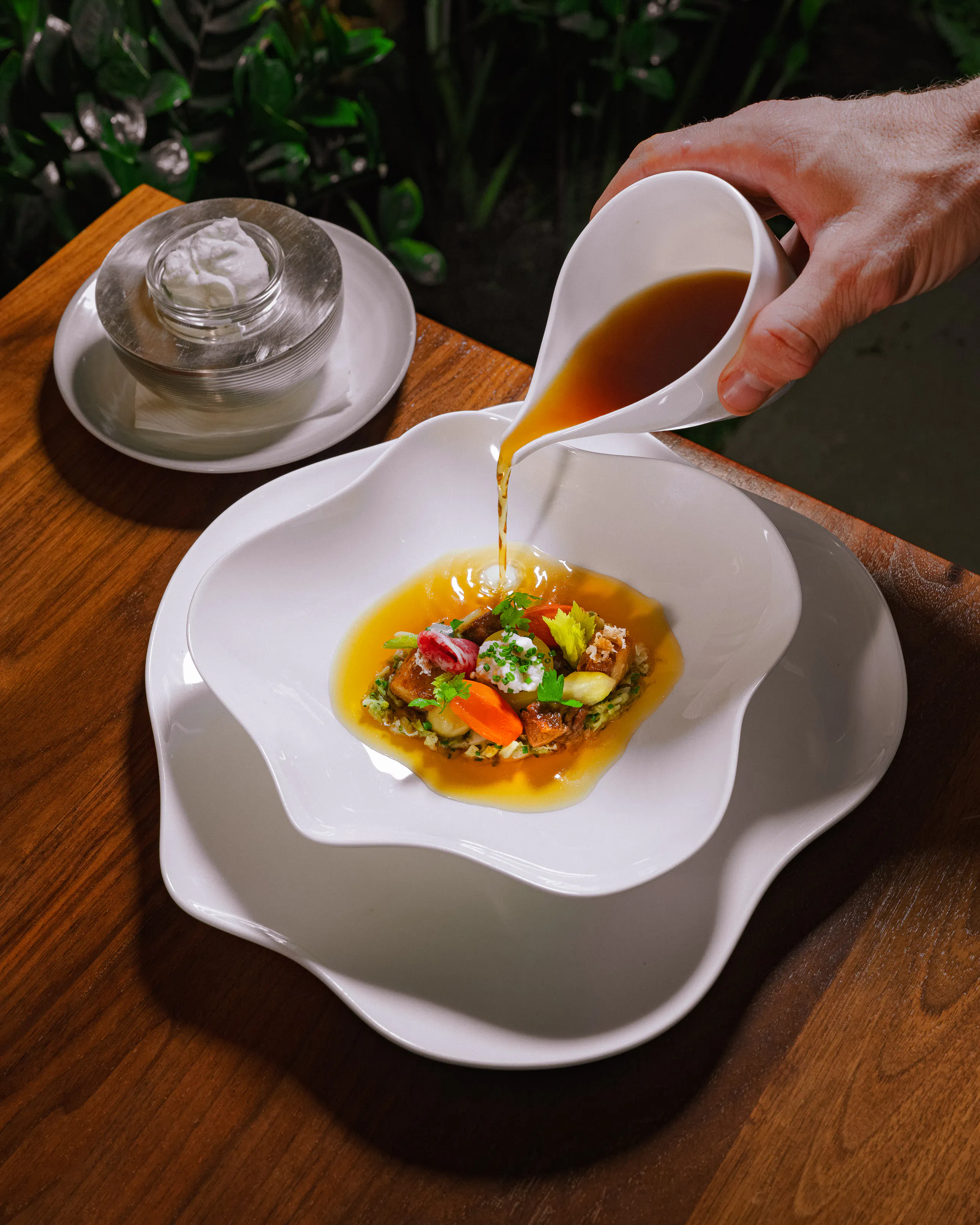 BEEF CONSOMMÉ at Le Pavillon