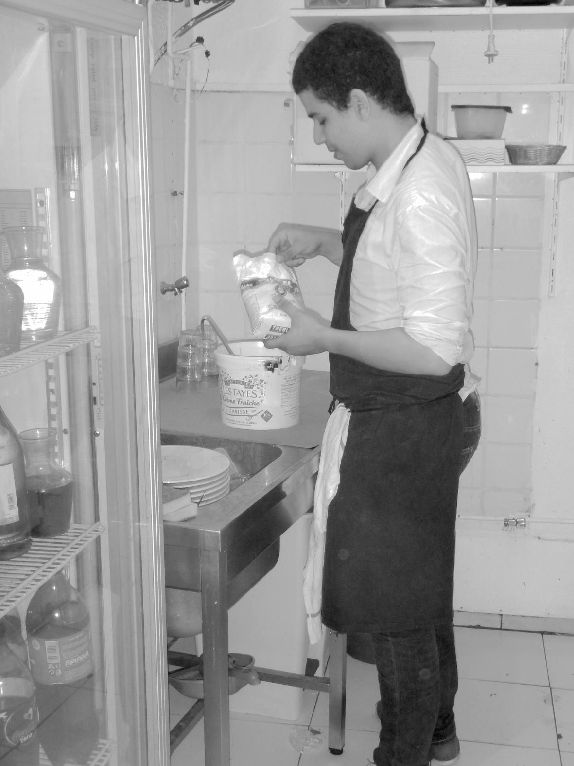 Rayan BOUKHATEM en cuisine