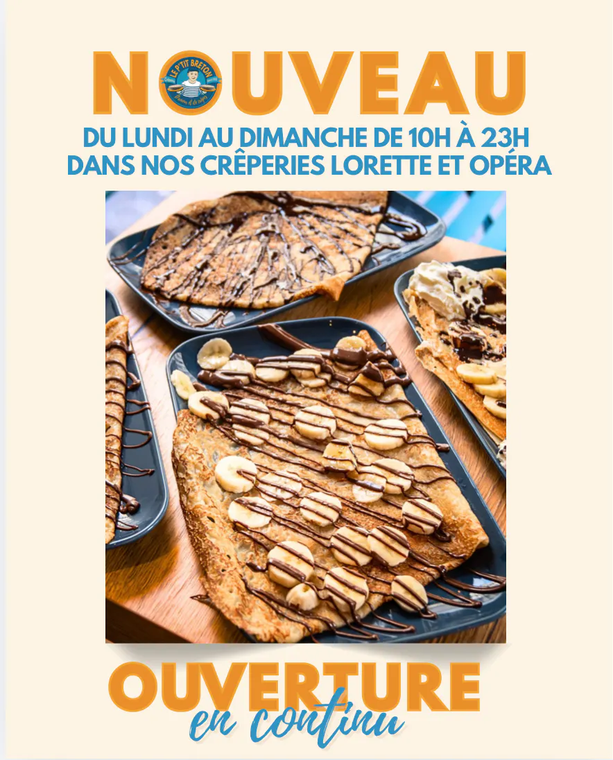 Lorette et Opéra ouvrent en continu