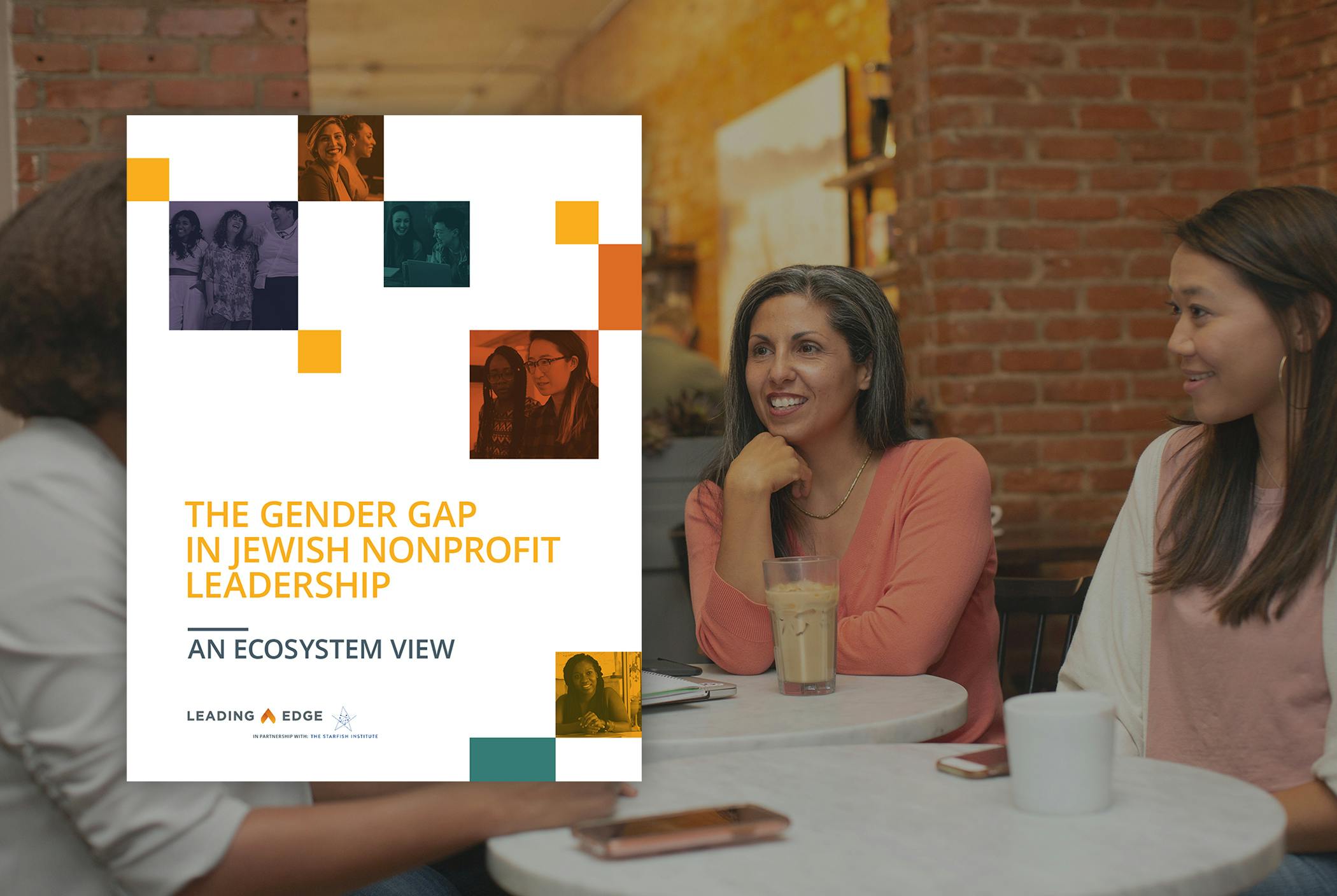 Report cover: The Gender Gap in Jewish Nonprofit Leadership: An Ecosystem View