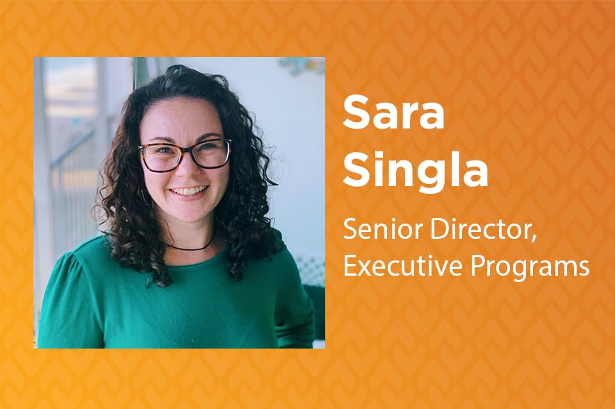 Headshot: Sara Singla, Senior Director, Executive Programs