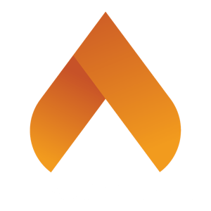 Leading Edge square logo, white text