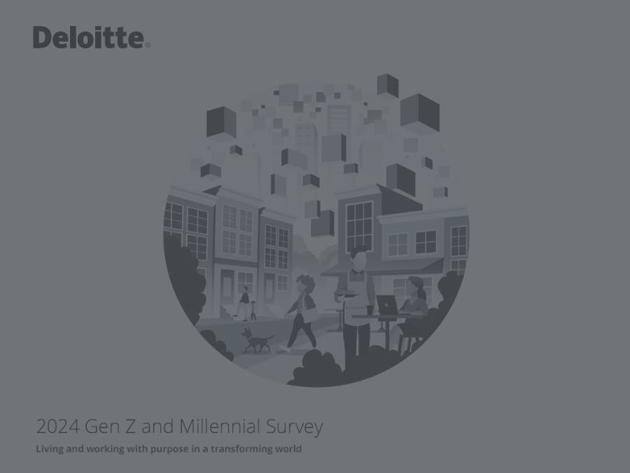 Deloitte 2024 Gen Z and Millennial Report Cover