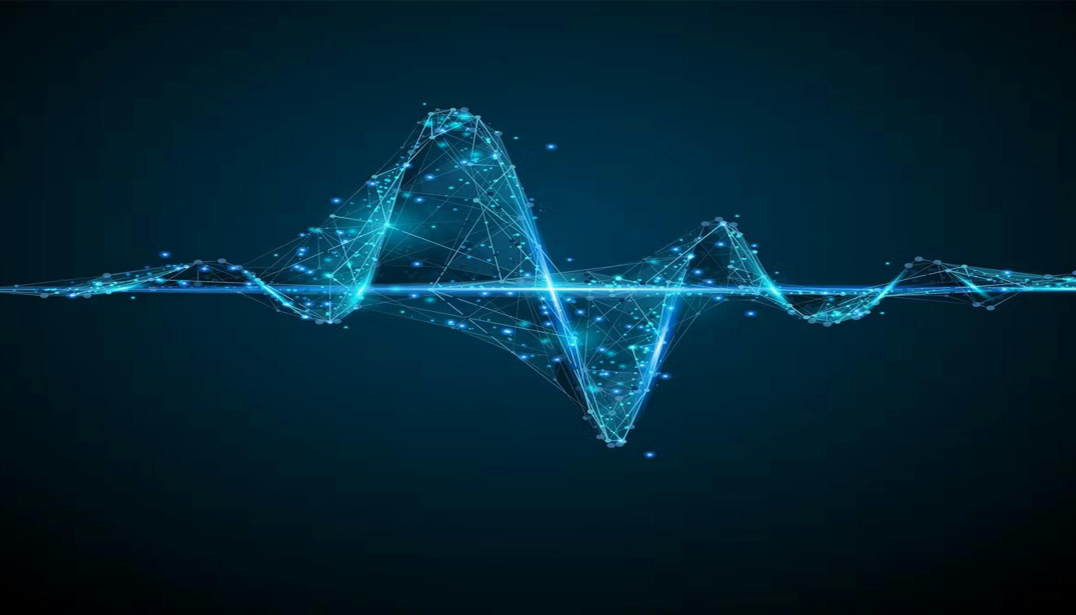 A pulsing wave glows.