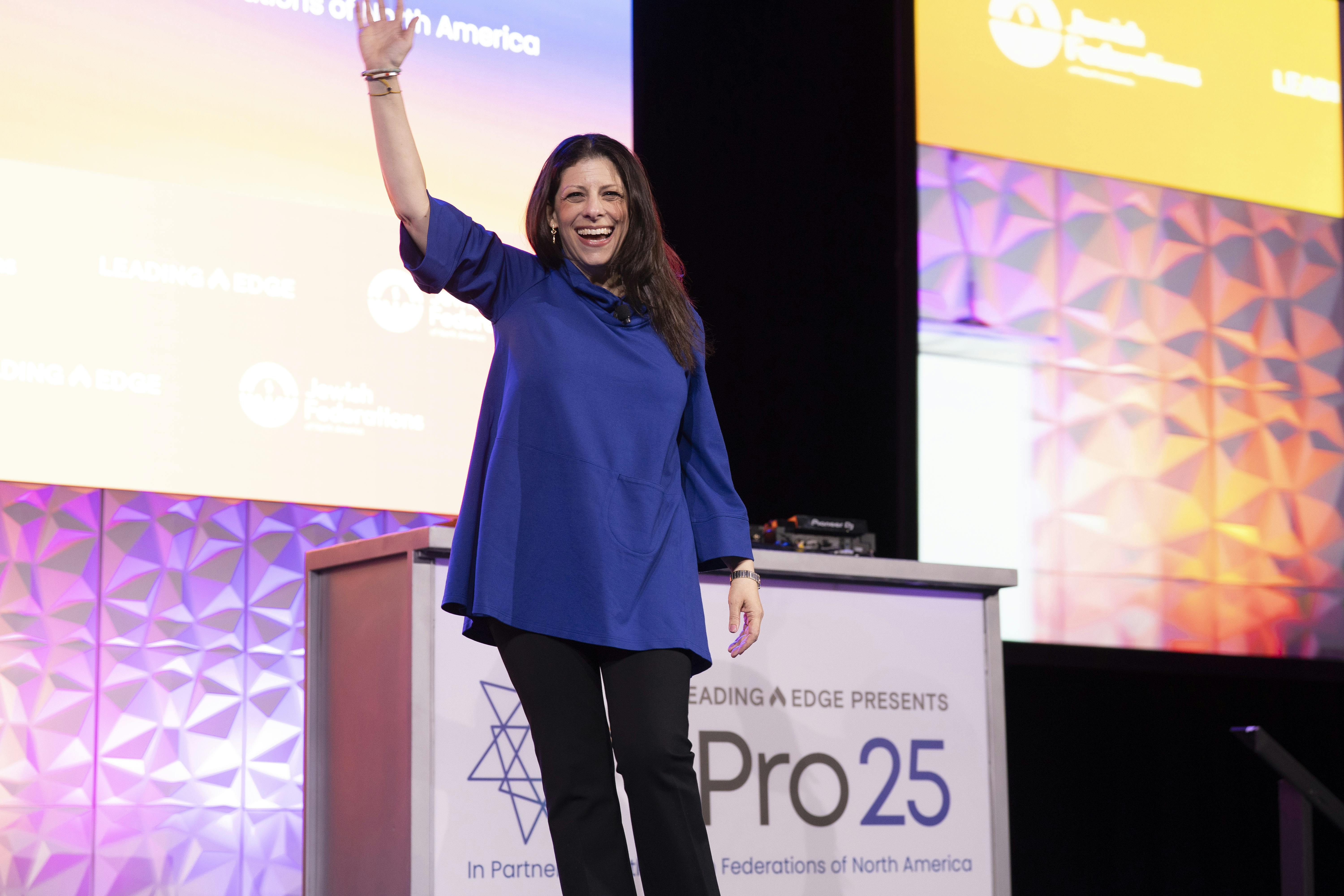 Ilana Aisen on stage at the JPro25 conference in May 2025.