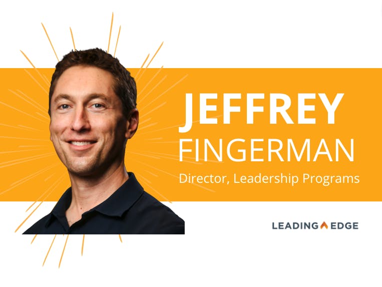 Photo of Jeffrey Fingerman, Director of Leadership Programs at Leading Edge