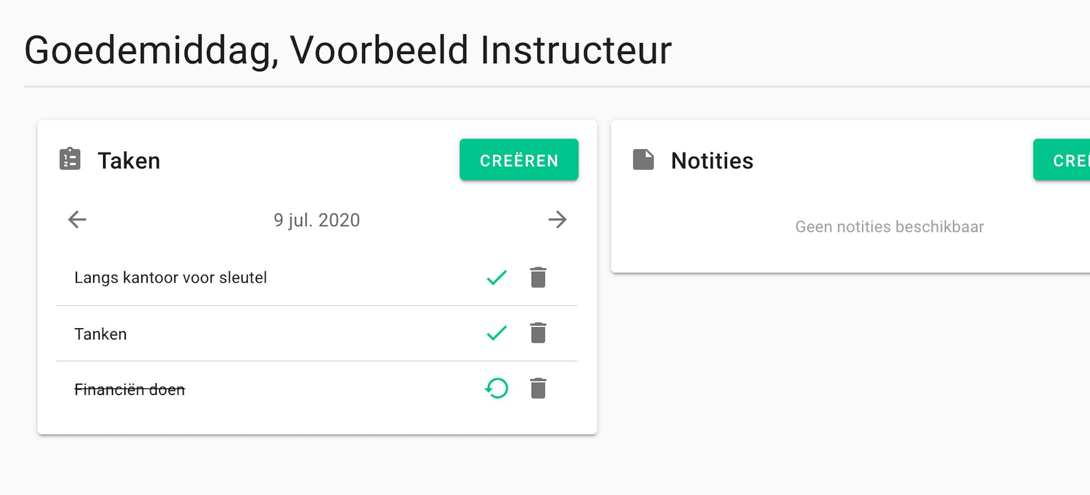 You can easily keep track of tasks.