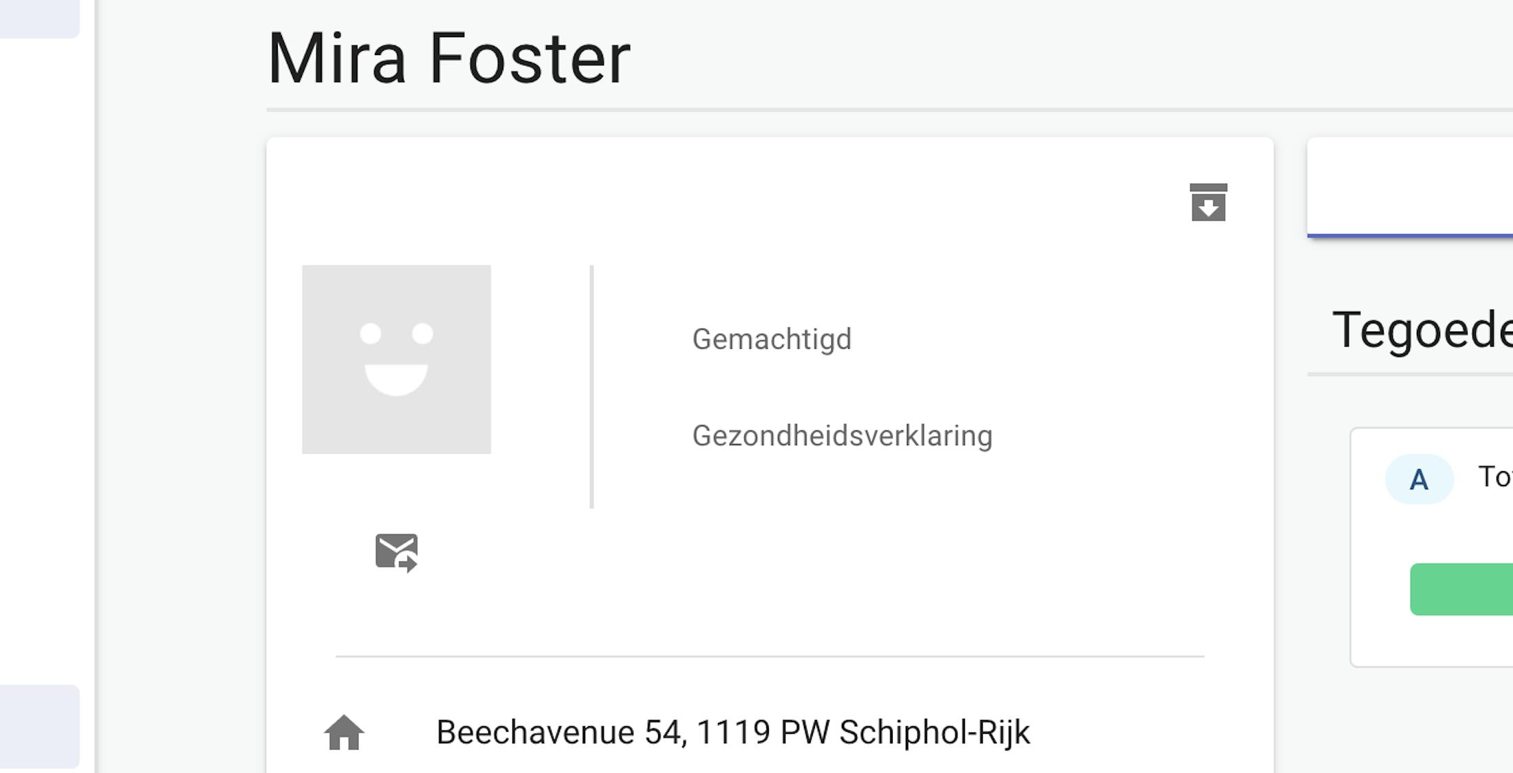 Profielfoto bewerken bij Leafson app