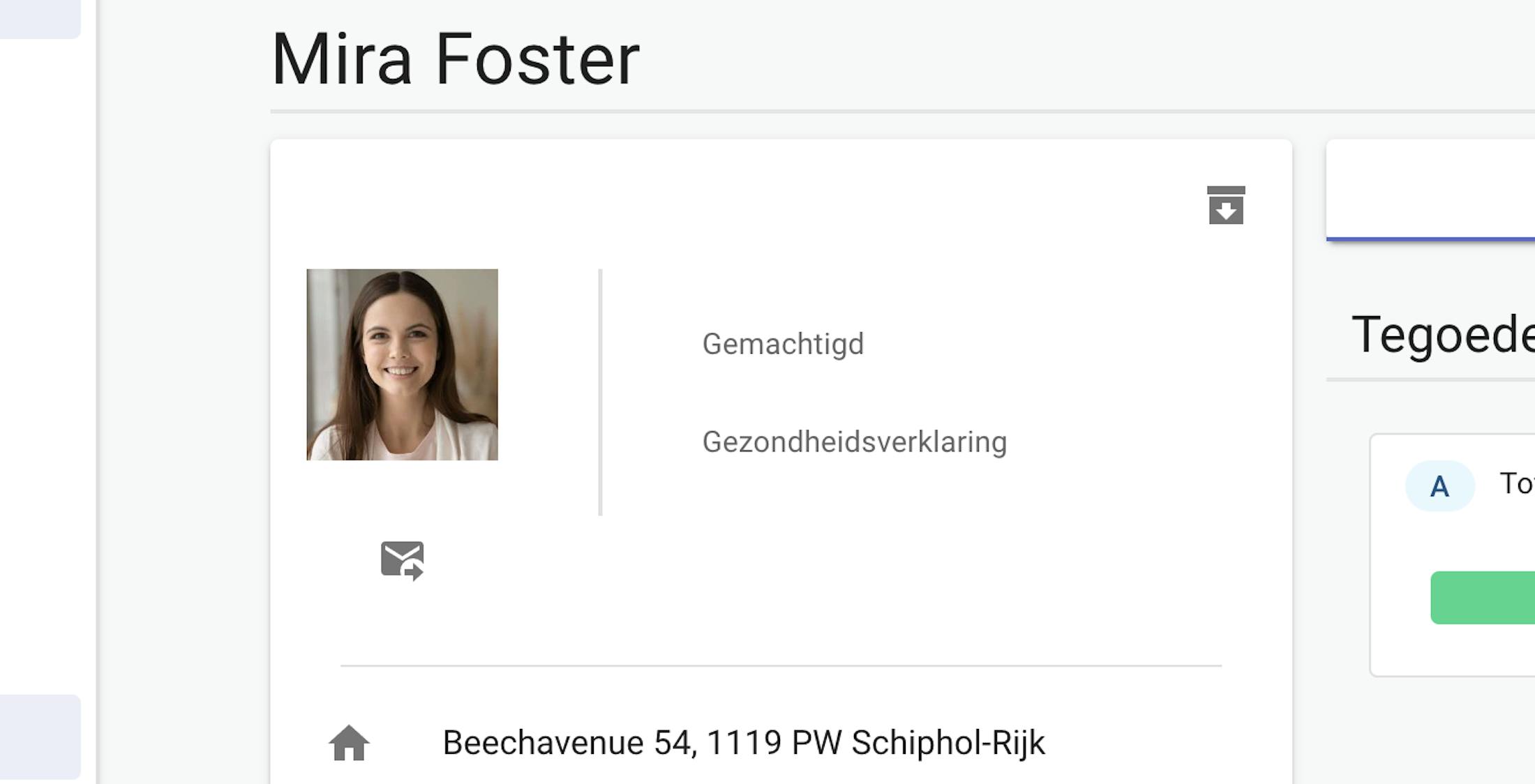 Profielfoto bewerkt bij Leafson app