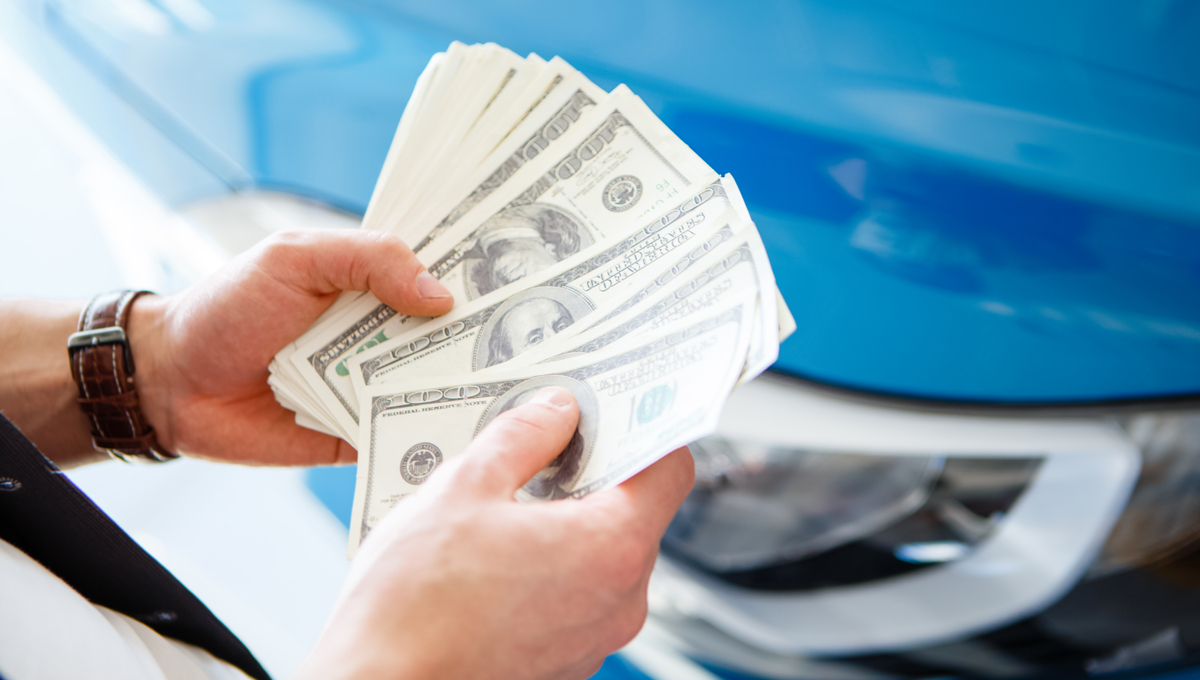 How much cash can hot sale i pay for a car