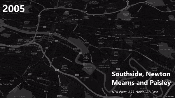 Southside, Newton Mearns, Paisley Traffic
