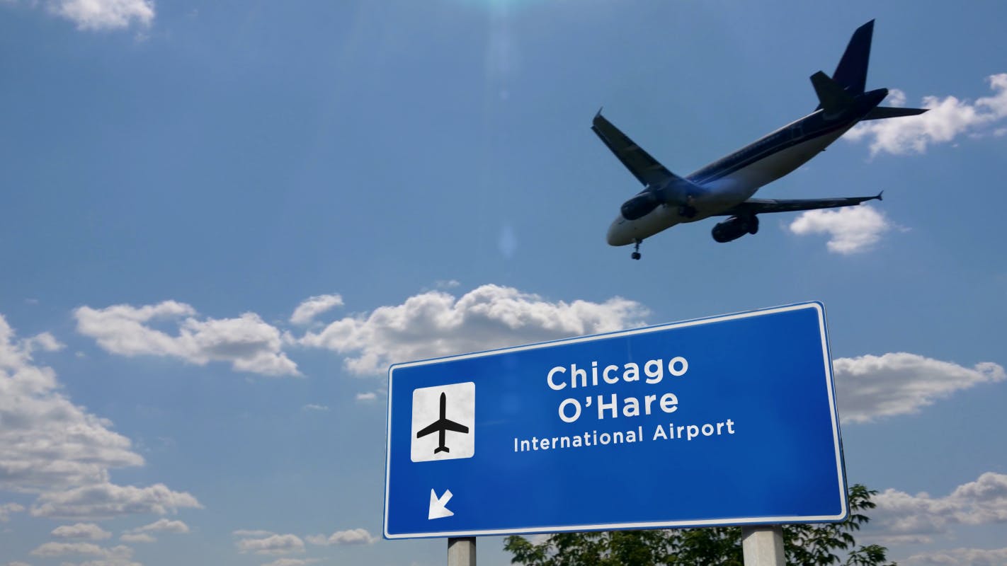 Chicago O'Hare International sign