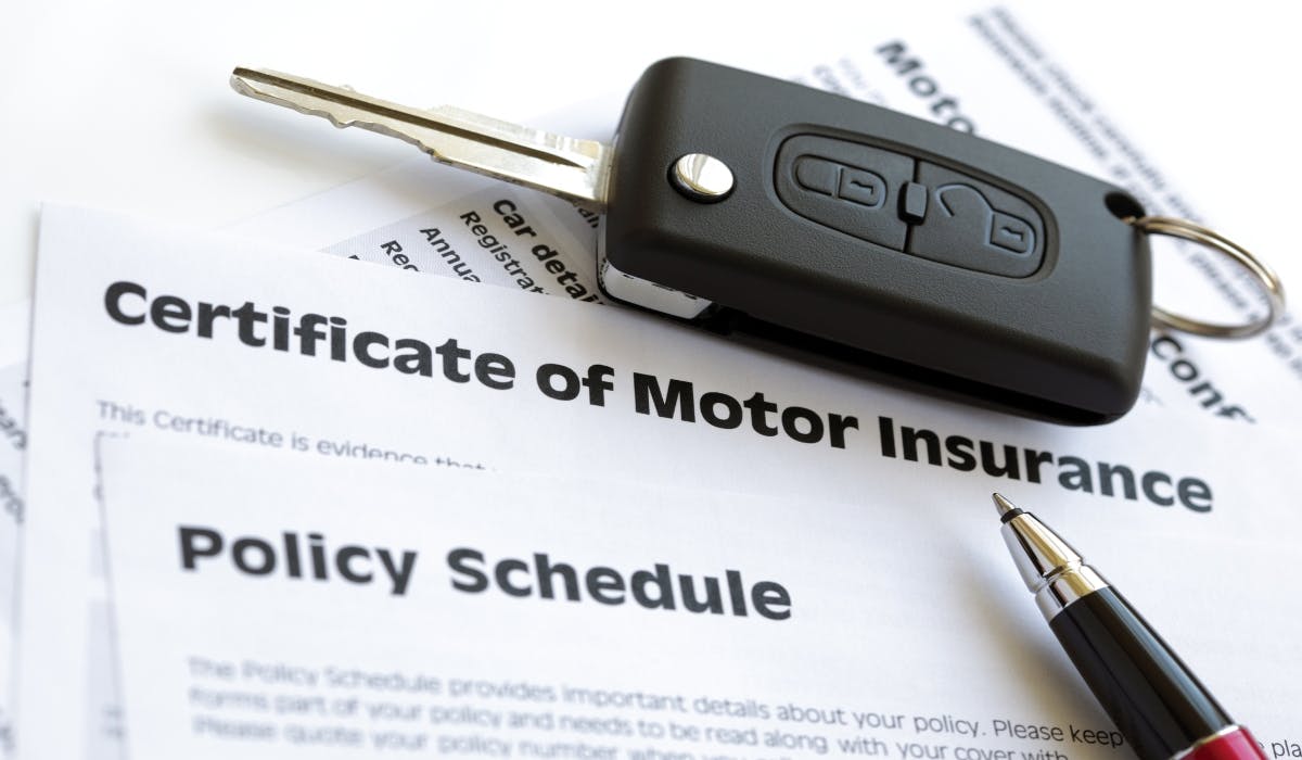 car insurance policy schedule