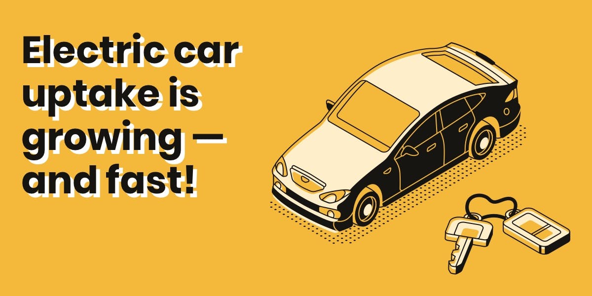 electric car uptake growing fast