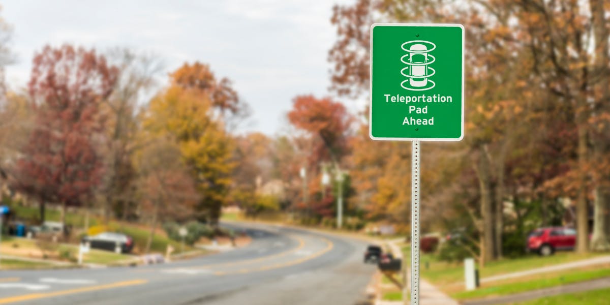 teleportation pad ahead