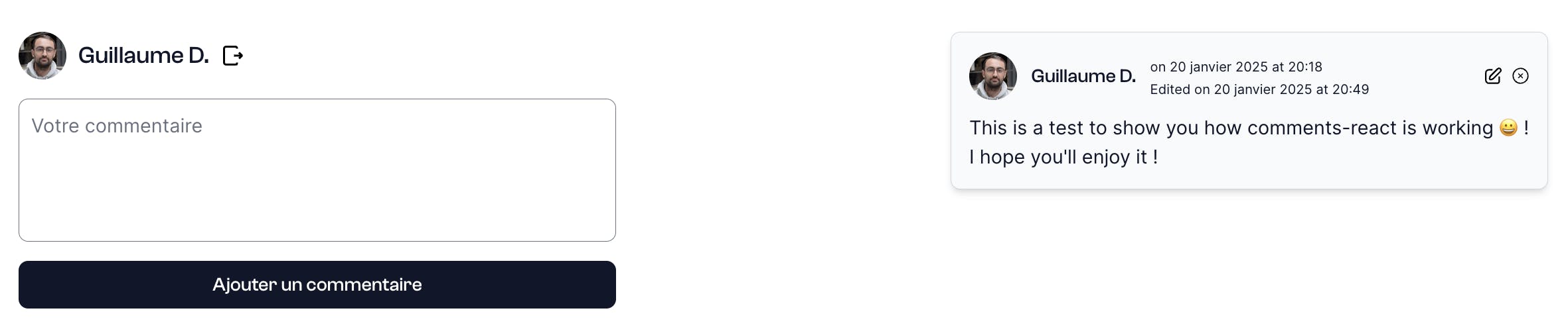 Comments module