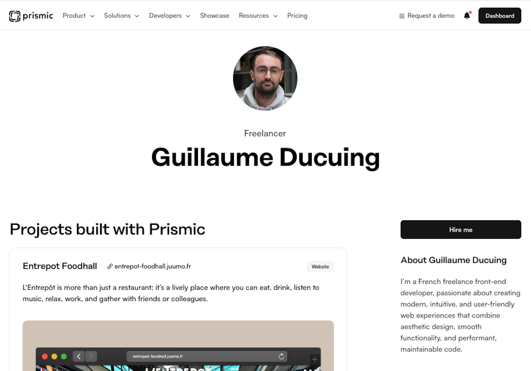 Guillaume Ducuing - Partenaire Prismic