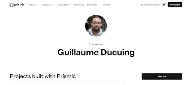 Guillaume Ducuing - Partenaire Prismic