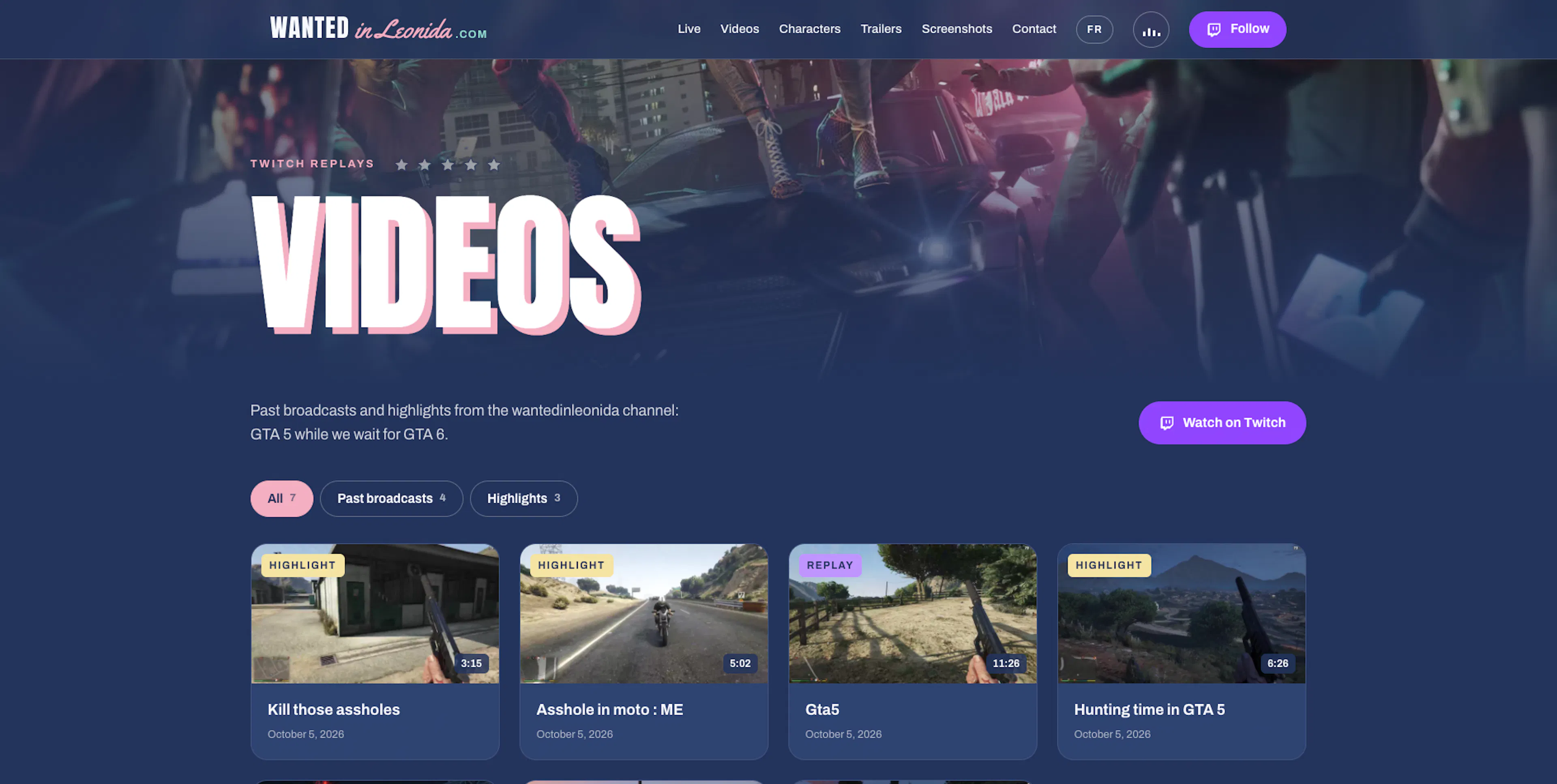 Videos in wantedinleonida.com