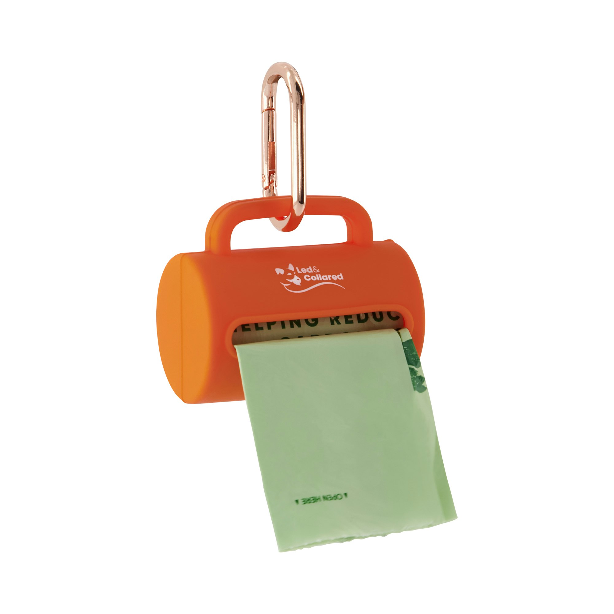 Dog Poop Bag Dispenser - Orange