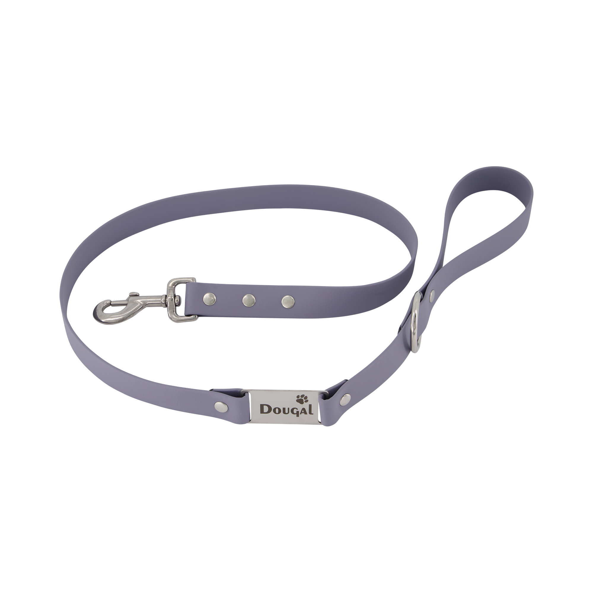 Labelled Dog Lead - Grey