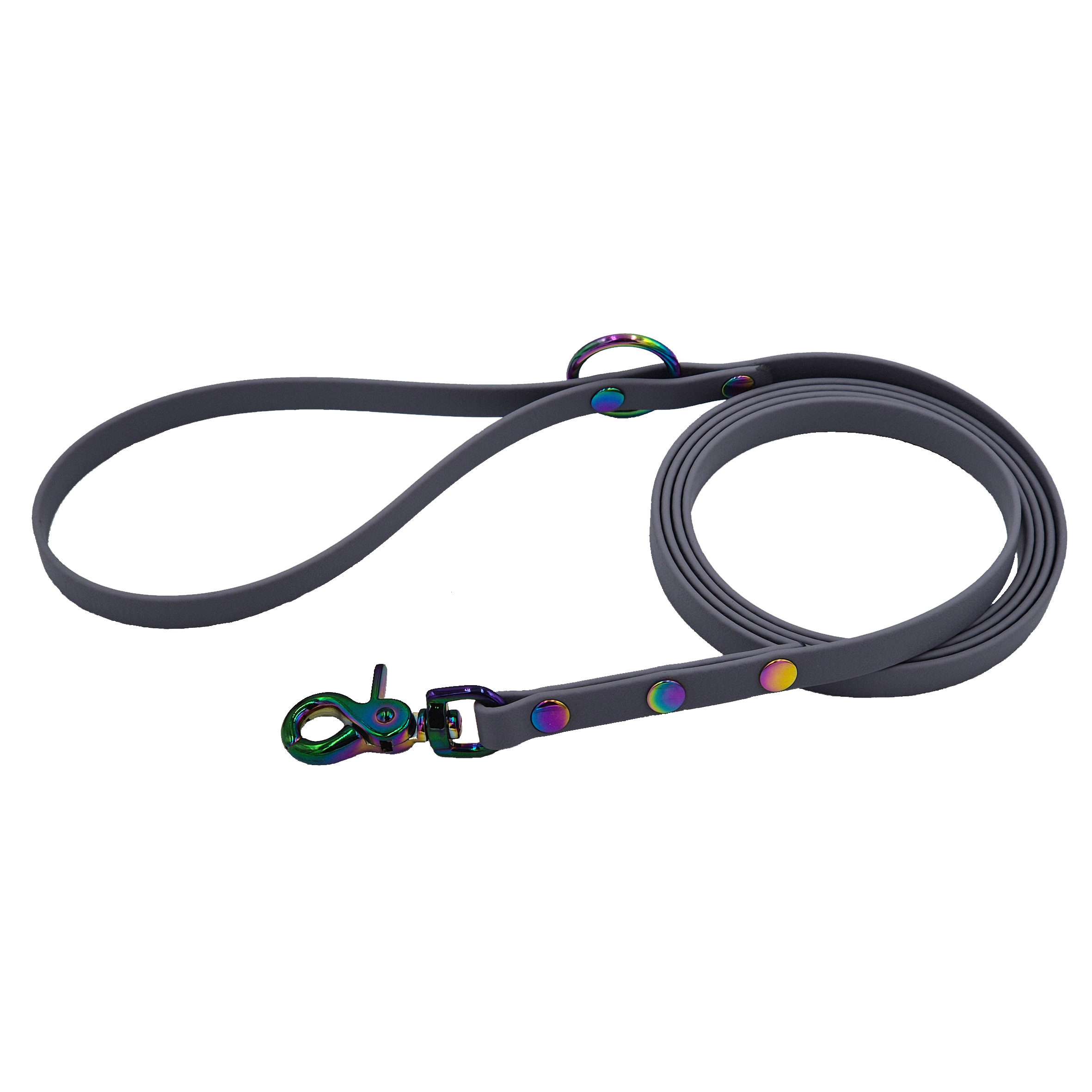 Cat Streamline Lead - Grey and Neo