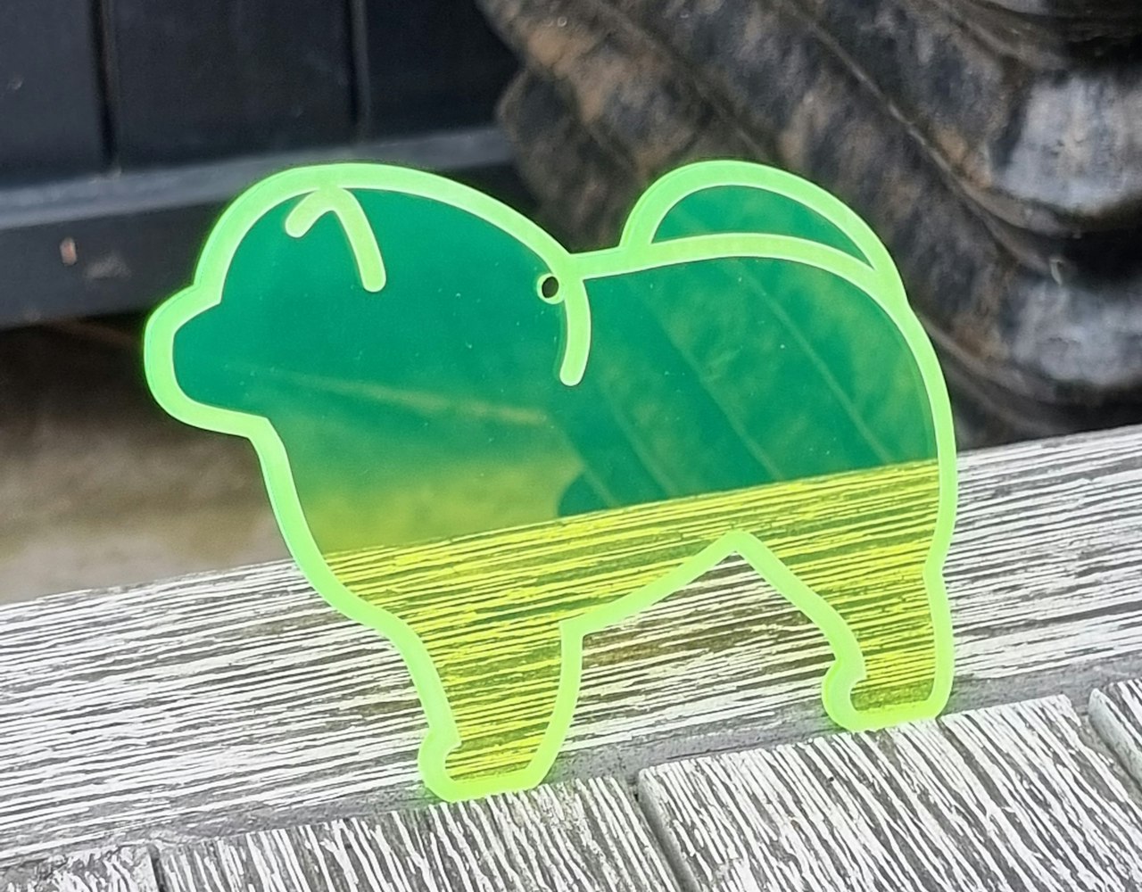 Christmas Decoration - Translucent Yellow