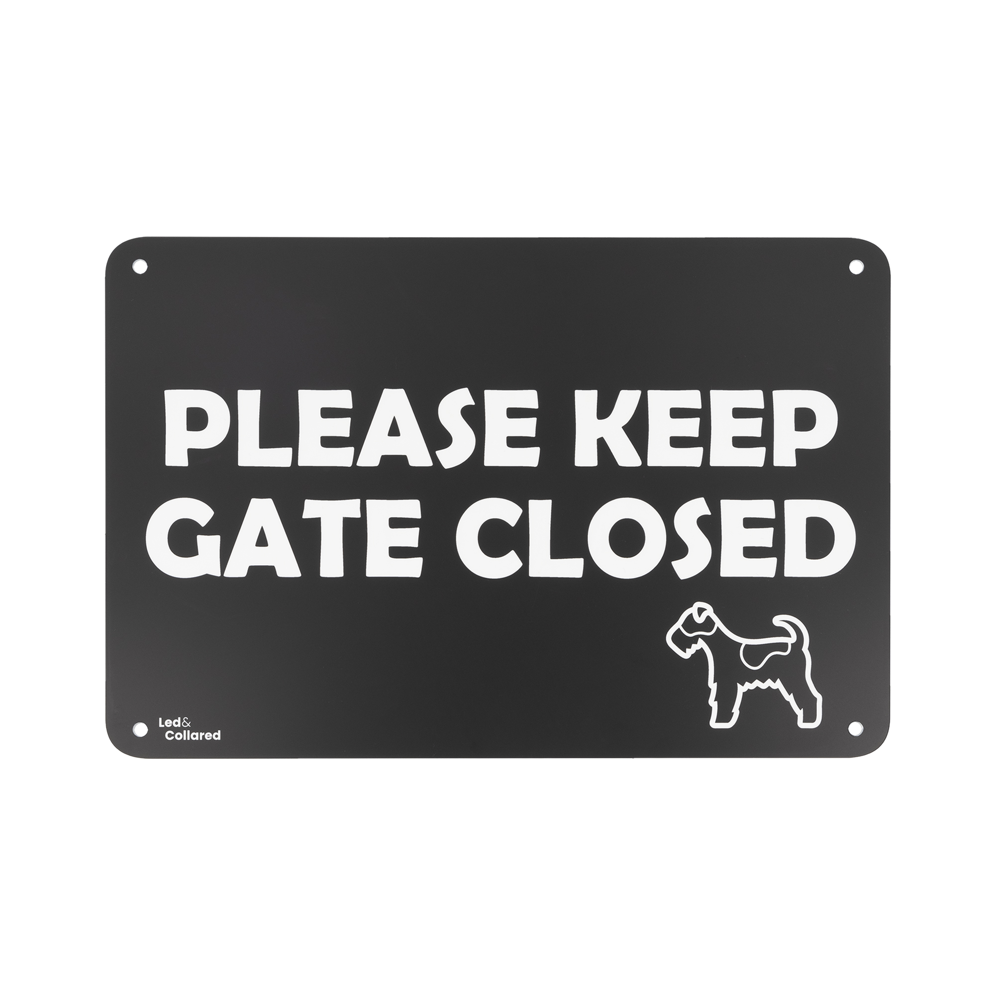 Custom Sign - Black and White